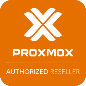 Proxmox Authorized Resller seller in orange