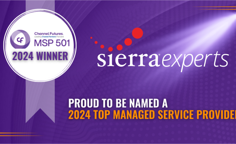Sierra Experts has been named a 2024 top managed service provider.